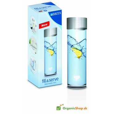 BRITA Fill & Serve Karafa sklenená 1l