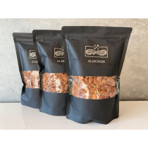 Mandle hnedé raw Grécko 3x1000g 